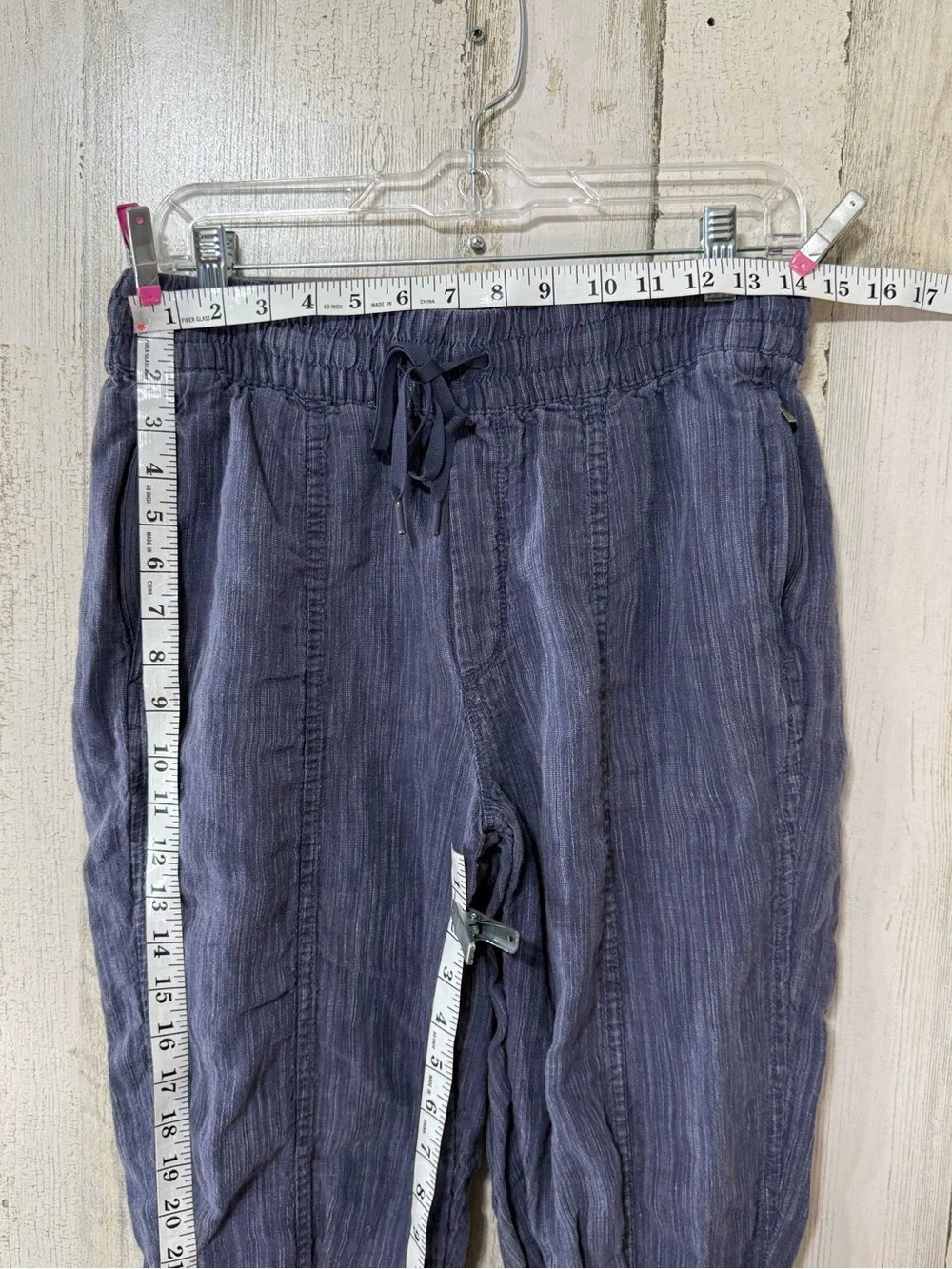 Athleta Navy Blue Drawstring Elastic Waist Jogger Pants - Picture 6 of 13